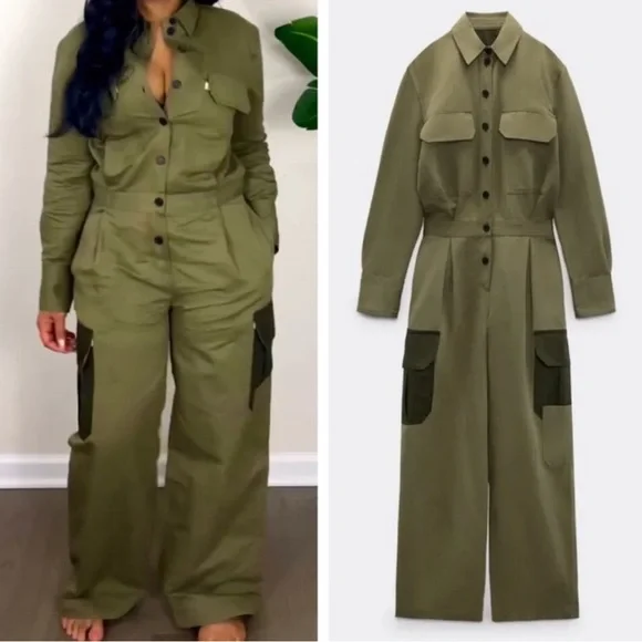 Zara Patchwork Jumpsuit.Limited Edition. New With Tags. - Picture 1 of 11